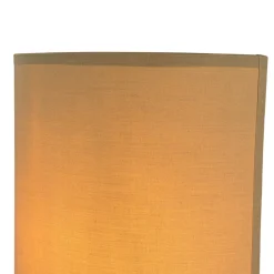 Nowodvorski Wandleuchte mit Kabel Schalter Kaffeebraun Stoff ALICE< Stofflampen|Schlafzimmer Lampen