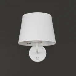 Wandleuchten|Bauhaus Lampen*TK Lighting Wandleuchte mit Schalter Weiß MAJA