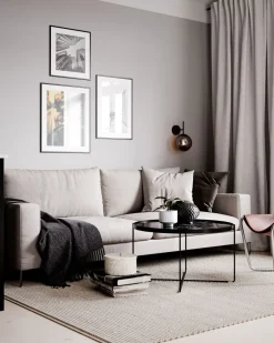 Wandleuchten|Wohnzimmerlampen*By Rydéns Wandleuchte mit Stecker E27 Metall Rauchglas Kugelschirm