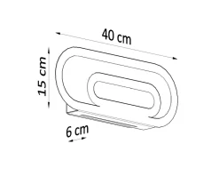 Sollux Wandleuchte Modern Weiß 2x G9 indirektes Licht< Wandleuchten|Flurlampen