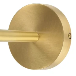 Giovanni Battista Wandleuchte MUSA Messing Glas in Bronze hell Weiß< Glaslampen|Metall Lampen