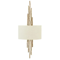 Wandleuchten|Flurlampen*Elstead Wandleuchte PALINA Creme Gold B:30cm 2-flmg Lampe