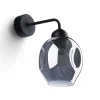 Sollux Wandleuchte Rauchglas Schwarz E27 dekorativ SEGIN< Wandleuchten|Küchenlampen