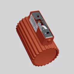 Flurlampen|Wohnzimmerlampen*Sollux Wandleuchte Rot klein H: 10 cm Aluminium GU10 Indoor