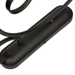 Lamkur Wandleuchte Rustikal Braun Landhaus gemütlich< Wohnzimmerlampen|Stofflampen