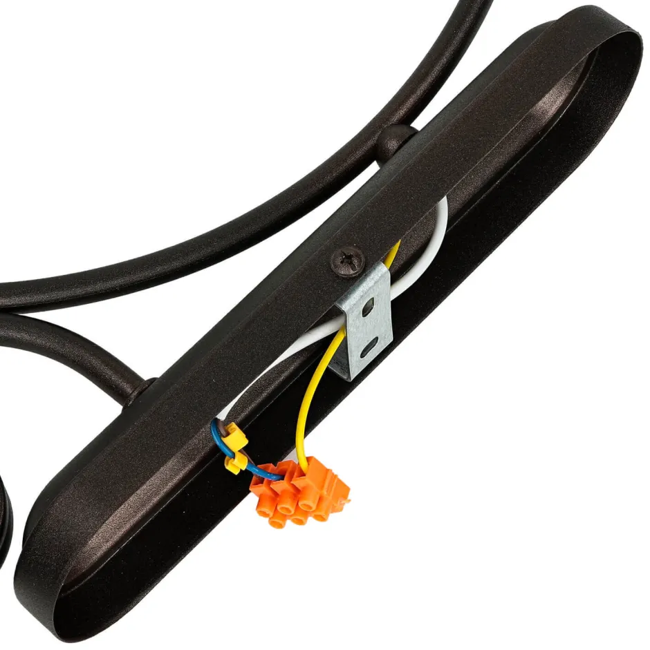 Lamkur Wandleuchte Rustikal Braun Landhaus gemütlich< Wohnzimmerlampen|Stofflampen