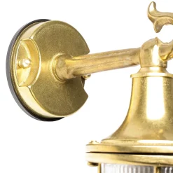 Lido Wandleuchte SANTORIN aus Echt Messing für Außen< Außenwandleuchten|Rustikale Lampen