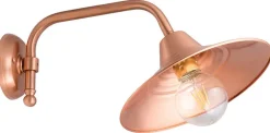 Wandleuchten|Küchenlampen*Lido Wandleuchte Schirm in Kupfer aus Messing ANGELOS