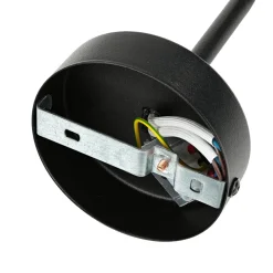 Wandleuchten|Vintage Lampen*Nowodvorski Wandleuchte Schwarz Glas Monaco