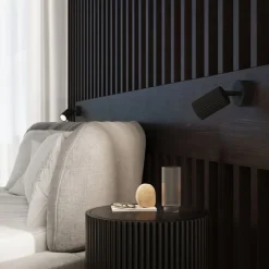 Wohnzimmerlampen|Metall Lampen*Sollux Wandleuchte Schwarz GU10 Modern B: 8 cm klein schwenkbar