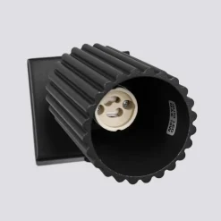 Wohnzimmerlampen|Metall Lampen*Sollux Wandleuchte Schwarz GU10 Modern B: 8 cm klein schwenkbar