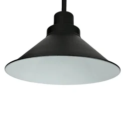 Vintage Lampen|Industrie Lampen*Easylight Wandleuchte Schwarz Metall T:41cm E27 Industrial