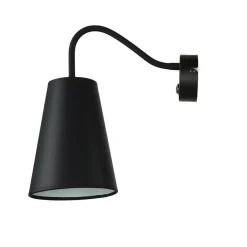 TK Lighting Wandleuchte Schwarz mit Schalter Metall Ø13cm< Wandleuchten|Küchenlampen