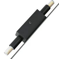 Moderne Lampen|Küchenlampen*TK Lighting Wandleuchte Schwarz Modern Metall 50 cm lang flach eckig