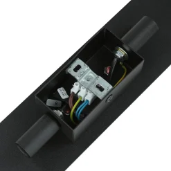 Moderne Lampen|Küchenlampen*TK Lighting Wandleuchte Schwarz Modern Metall 50 cm lang flach eckig