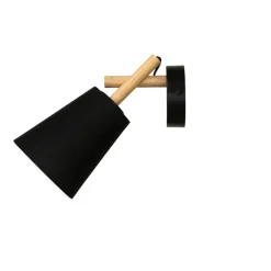 Easylight Wandleuchte Schwarz Stoff Schirm E27 VAIO< Wandleuchten|Flurlampen