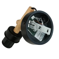 Easylight Wandleuchte Schwarz Stoff Schirm E27 VAIO< Wandleuchten|Flurlampen