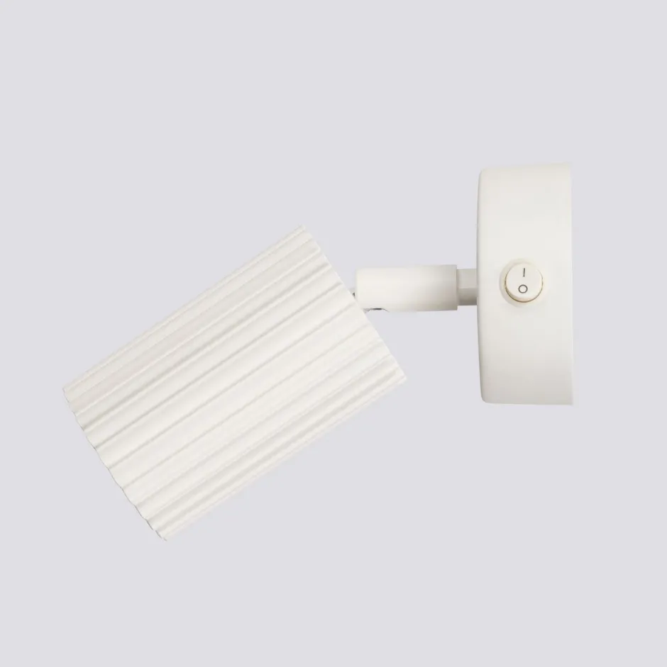 Flurlampen|Wohnzimmerlampen*Sollux Wandleuchte schwenkbar GU10 B: 8 cm klein in Creme Modern
