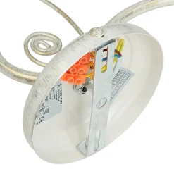 Wandleuchten|Küchenlampen*Lamkur Wandleuchte Shabby Jugendstil Metall Lampe Glas