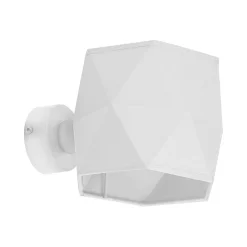 Wandleuchten|Flurlampen*TK Lighting Wandleuchte Stoff Metall Weiß E27 innen Modern