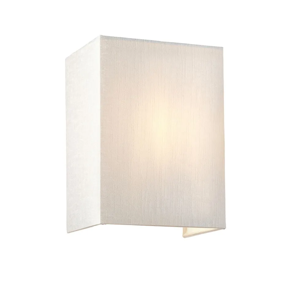Wandleuchten|Flurlampen*Elstead Wandleuchte Stoff Schirm Up Down Creme Messing E27