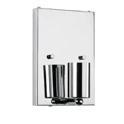 Elstead Wandleuchte Stoff Schirm Up Down Creme Chrom NADATILA< Wandleuchten|Flurlampen