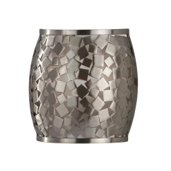 Wandleuchten|Flurlampen*Elstead Wandleuchte TAKARA Silbergrau Metall Glas Lampe