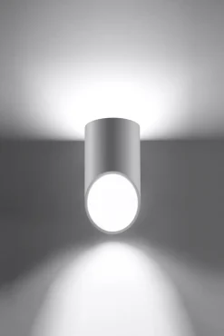 Sollux Wandleuchte Up & Down Spot Aluminium Ø10cm H:20cm< Wandleuchten|Flurlampen