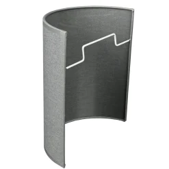 Stofflampen*Nowodvorski Wandleuchte Up Down Grau E27 indirekt Stoffschirm