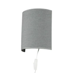 Nowodvorski Wandleuchte Up Down Grau E27 indirekt Stoffschirm< Wandleuchten|Flurlampen