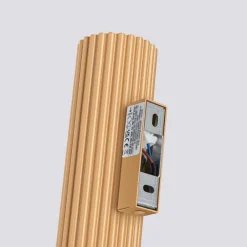 Flurlampen|Wohnzimmerlampen*Sollux Wandleuchte Up Down H: 20 cm in Gold GU10 2-flammig Aluminium