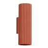 Flurlampen|Wohnzimmerlampen*Sollux Wandleuchte Up Down klein H: 20 cm Rot GU10 2-flammig