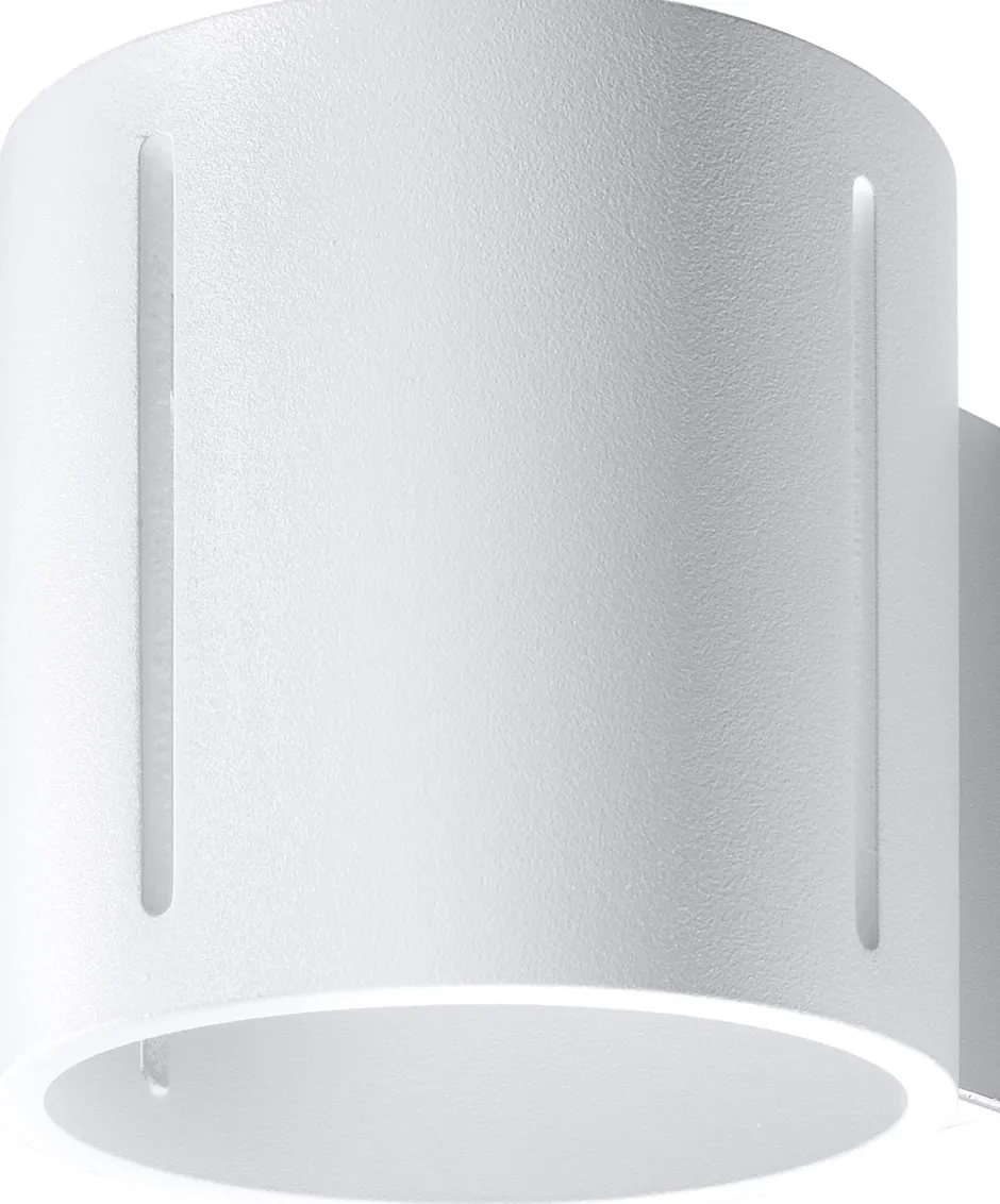 Sollux Wandleuchte Up Down Metall Weiß H: 10 cm klein G9 indirekt< Wandleuchten|Flurlampen
