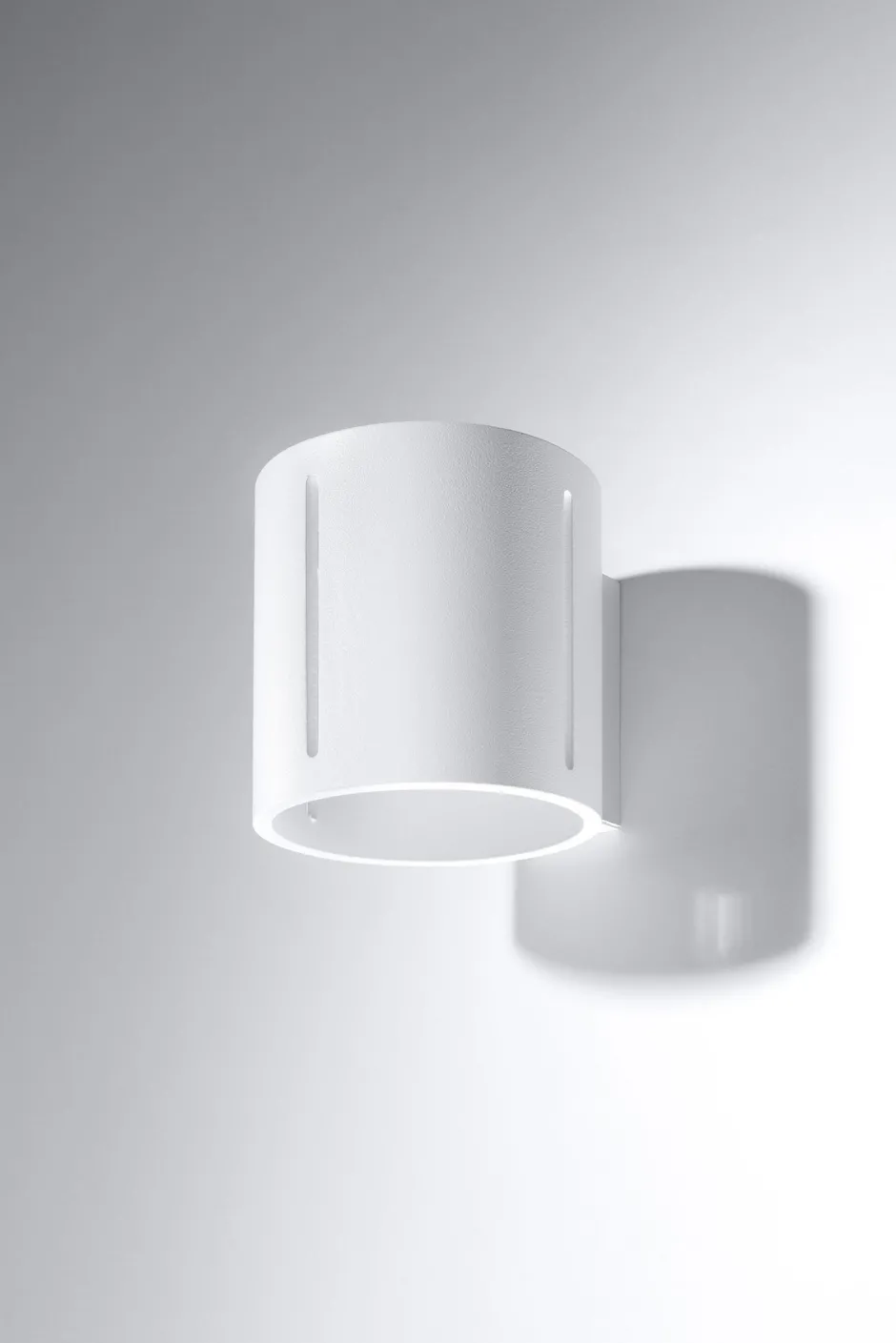 Sollux Wandleuchte Up Down Metall Weiß H: 10 cm klein G9 indirekt< Wandleuchten|Flurlampen