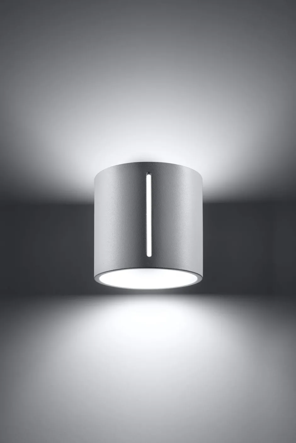 Sollux Wandleuchte Up Down Metall Weiß H: 10 cm klein G9 indirekt< Wandleuchten|Flurlampen