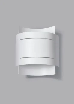 Wohnzimmerlampen|Moderne Lampen*Sollux Wandleuchte Up Down Weiß 23 cm Metall Lichtmuster