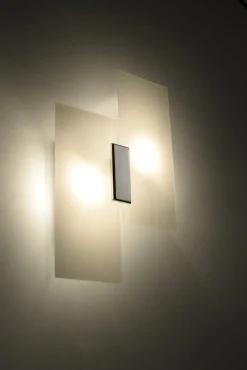 Sollux Wandleuchte VERONICA in Chrom 2-flmg< Wandleuchten|Flurlampen
