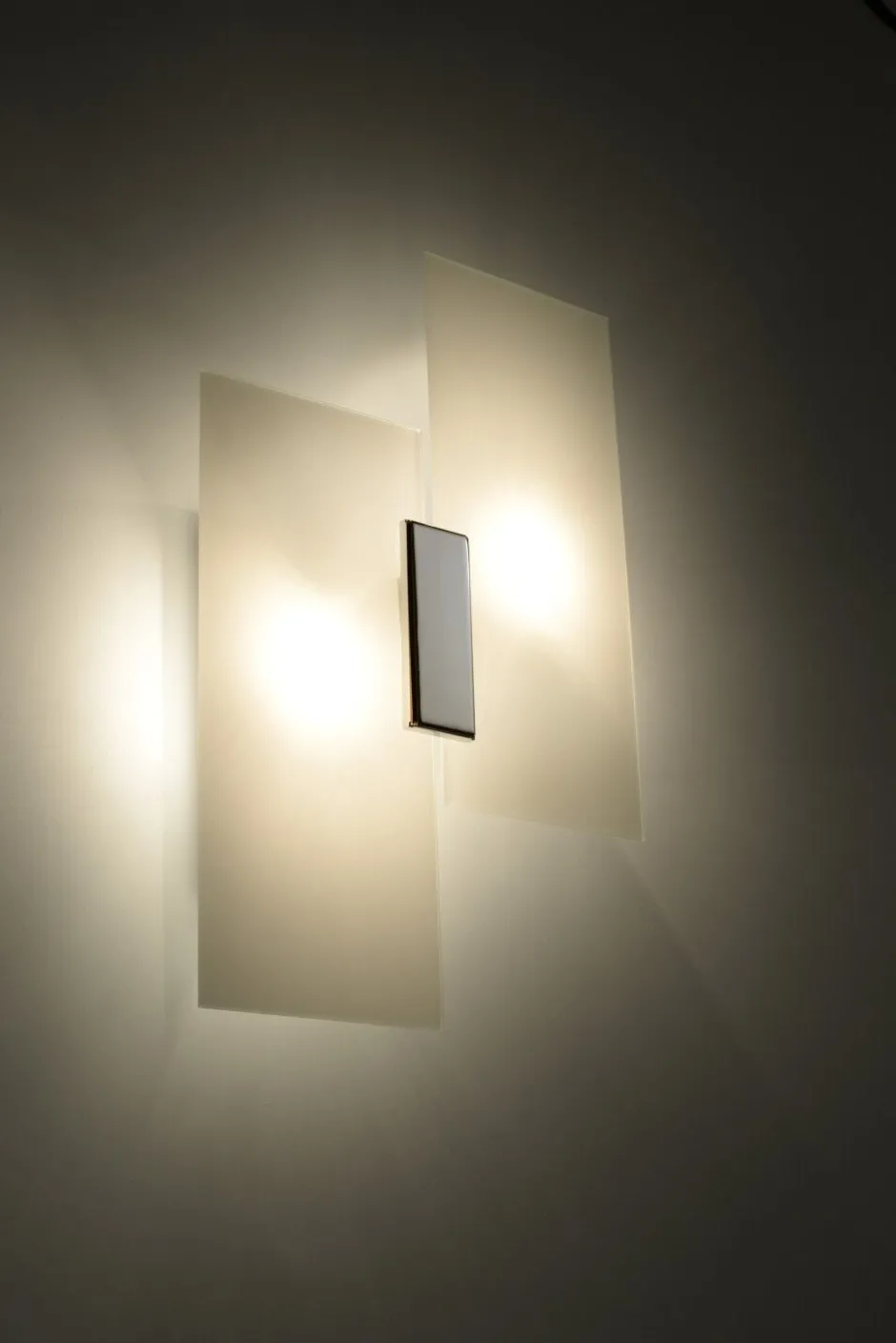 Sollux Wandleuchte VERONICA in Chrom 2-flmg< Wandleuchten|Flurlampen