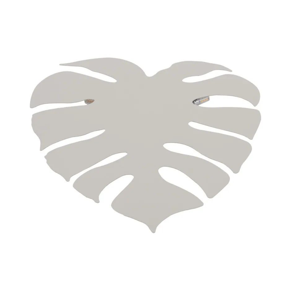 Wandleuchten|Flurlampen*TK Lighting Wandleuchte Weiß indirektes Licht Metall H: 54 cm 4x G9 Blatt