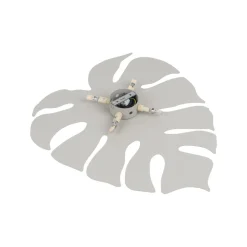 Wandleuchten|Flurlampen*TK Lighting Wandleuchte Weiß indirektes Licht Metall H: 54 cm 4x G9 Blatt