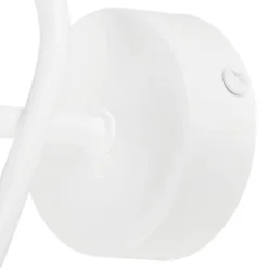 Wandleuchten|Küchenlampen*Lamkur Wandleuchte Weiß Modern Metall Lampe