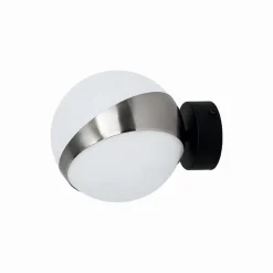 Jupiter Wandleuchte Weiß Nickel Kugel Glas Lampe SPHERICAL< Flurlampen|Wandleuchten