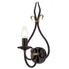 Elstead Wandleuchter CANDELA 15 Rostbraun B:17cm Lampe< Wandleuchten|Designerlampen