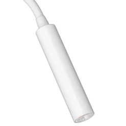 Wandleuchten|Schlafzimmer Lampen*Luminex Wandspot Metall G9 akzentuiert T:35 cm Flexarm in Weiß