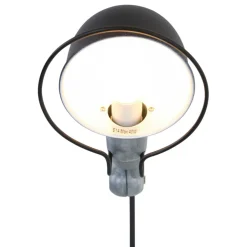 Steinhauer Wandspot mit Stecker in Schwarz Silber E14 flexibel< Spots|Wandleuchten