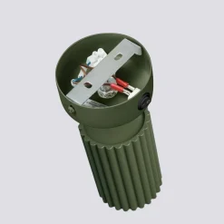 Sollux Wandspot Modern GU10 B: 8 cm klein schwenkbar Grün Aluminium< Flurlampen|Wohnzimmerlampen