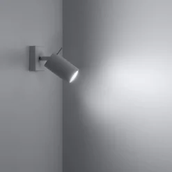 Sollux Wandspot Weiß B: 8 cm klein Metall schwenkbar< Wandleuchten|Flurlampen