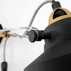 Spots|Wandleuchten*Steinhauer Wandstrahler mit Stecker Metall T:36 cm E27 beweglich