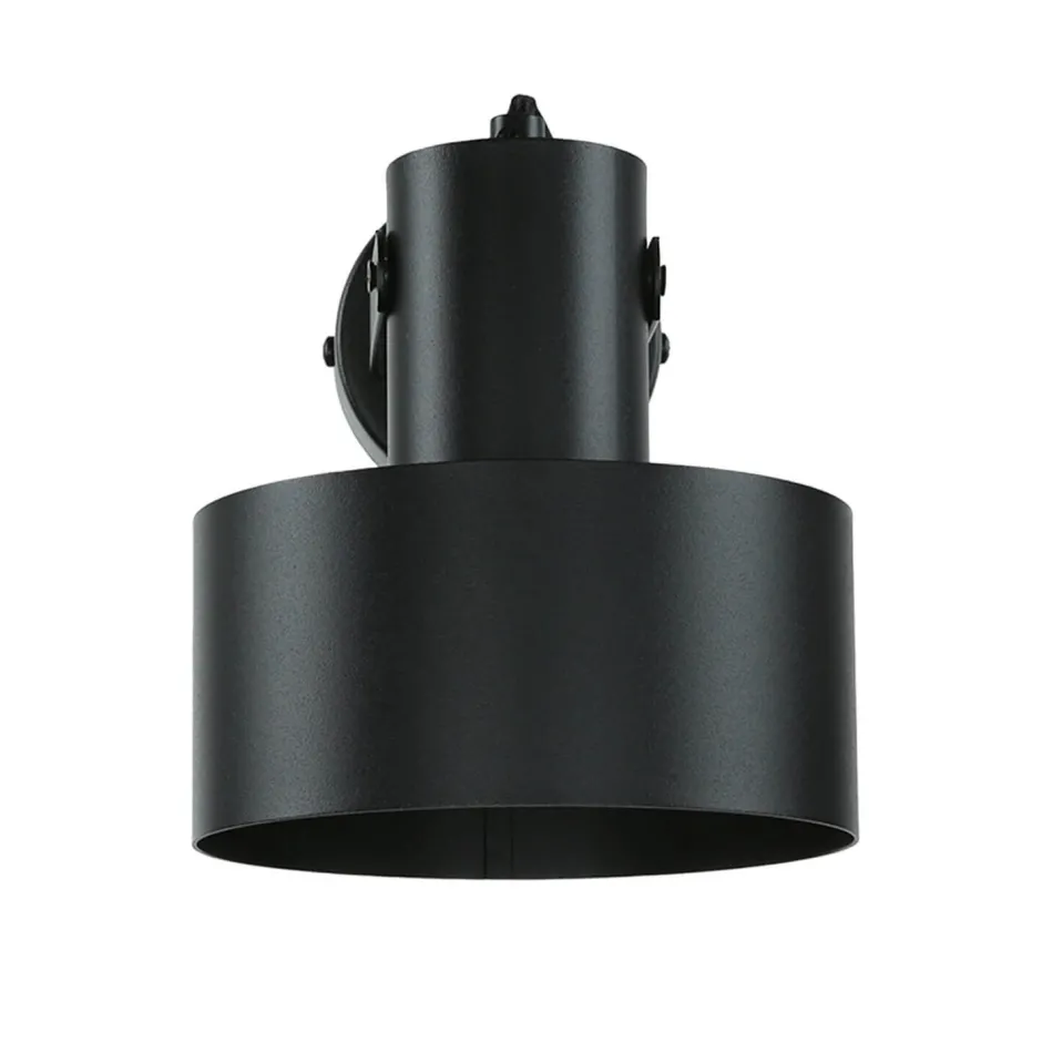 Spots|Wandleuchten*Sigma Wandstrahler RIF Schwarz Metallschirm Ø15 cm E27