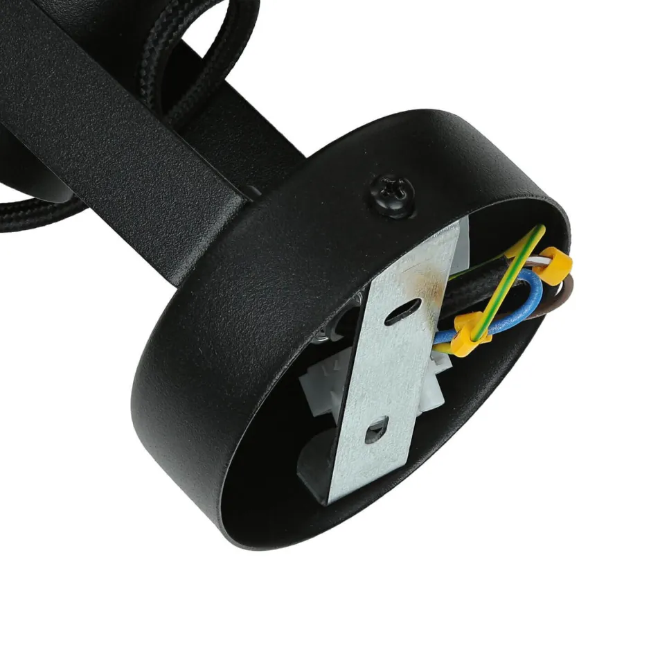 Spots|Wandleuchten*Sigma Wandstrahler RIF Schwarz Metallschirm Ø15 cm E27